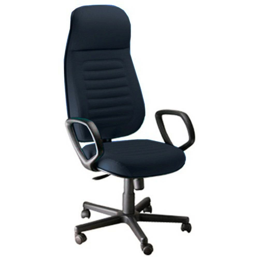 Cadeira Presidente com Espaldar Alto Linha Blenda Azul