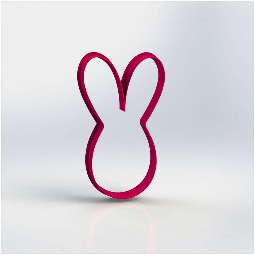 Cortador Páscoa Coelho Mod 2 20 Cm