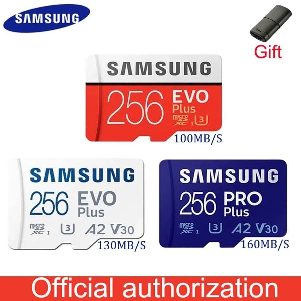 Cartão De Memória Samsung Mb-mc256ga/cn Evo 256gb