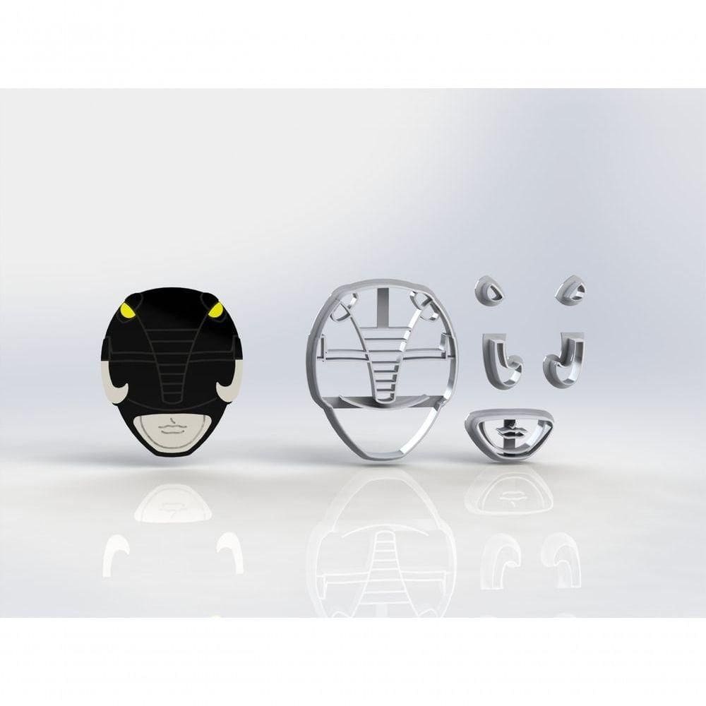 Cortador Power Rangers - Black Tamanho 6 Cm