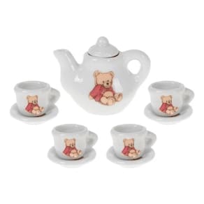 Conjunto De Chá De Porcelana Ursinho - Art Brink