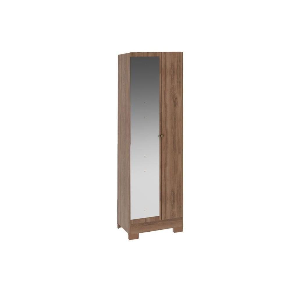 Armário Multiuso Lavanderia 547 C/ 1 Porta C/ Espelho E Pés Freijo - Carraro