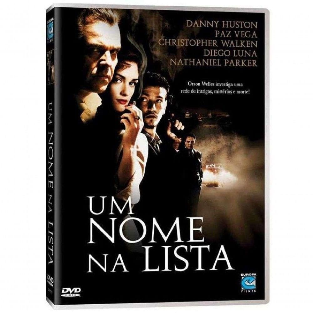 Dvd Um Nome Na Lista Danny Huston