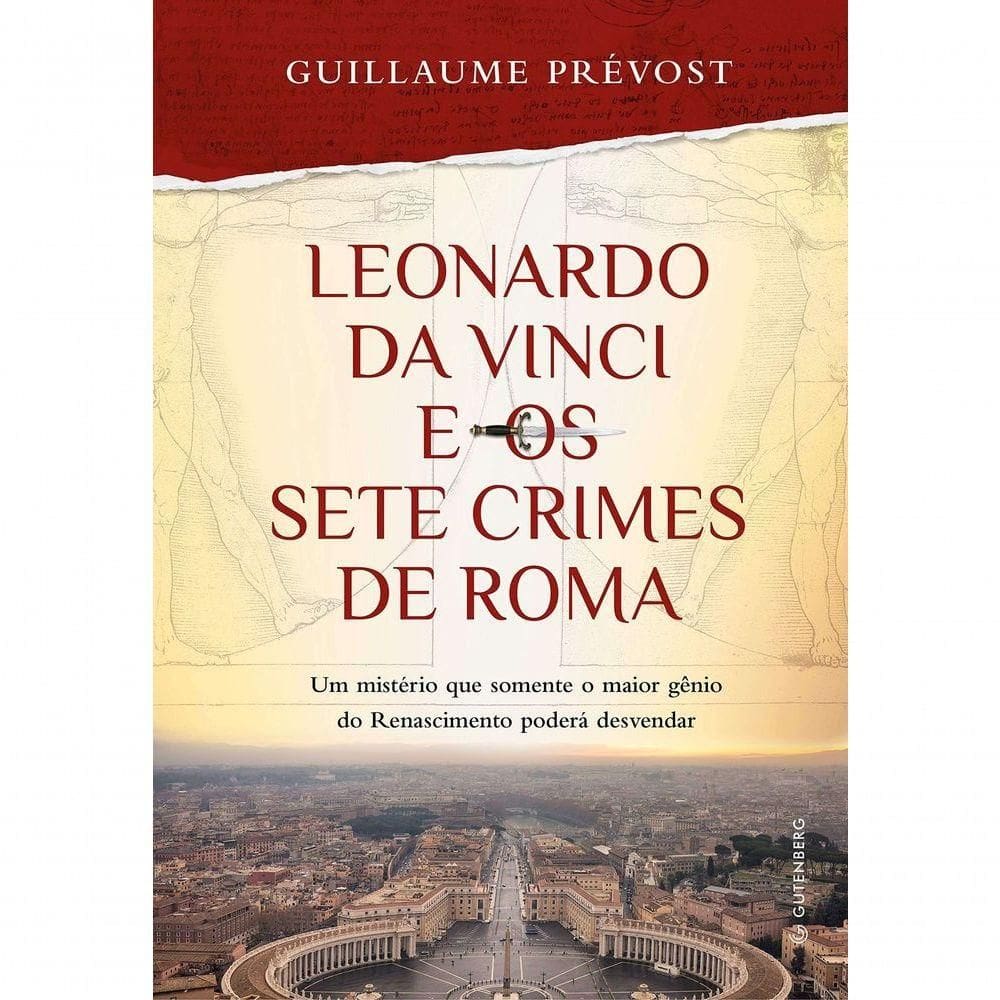 Livro Leonardo Da Vinci E Os Sete Crimes De Roma