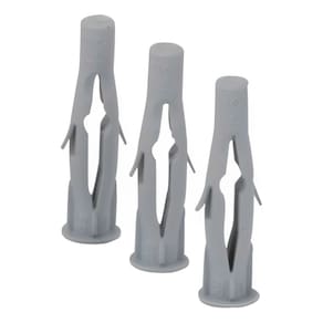 100 Buchas Plástica U-FU S-10 Para Tijolo 10 Mm Branca