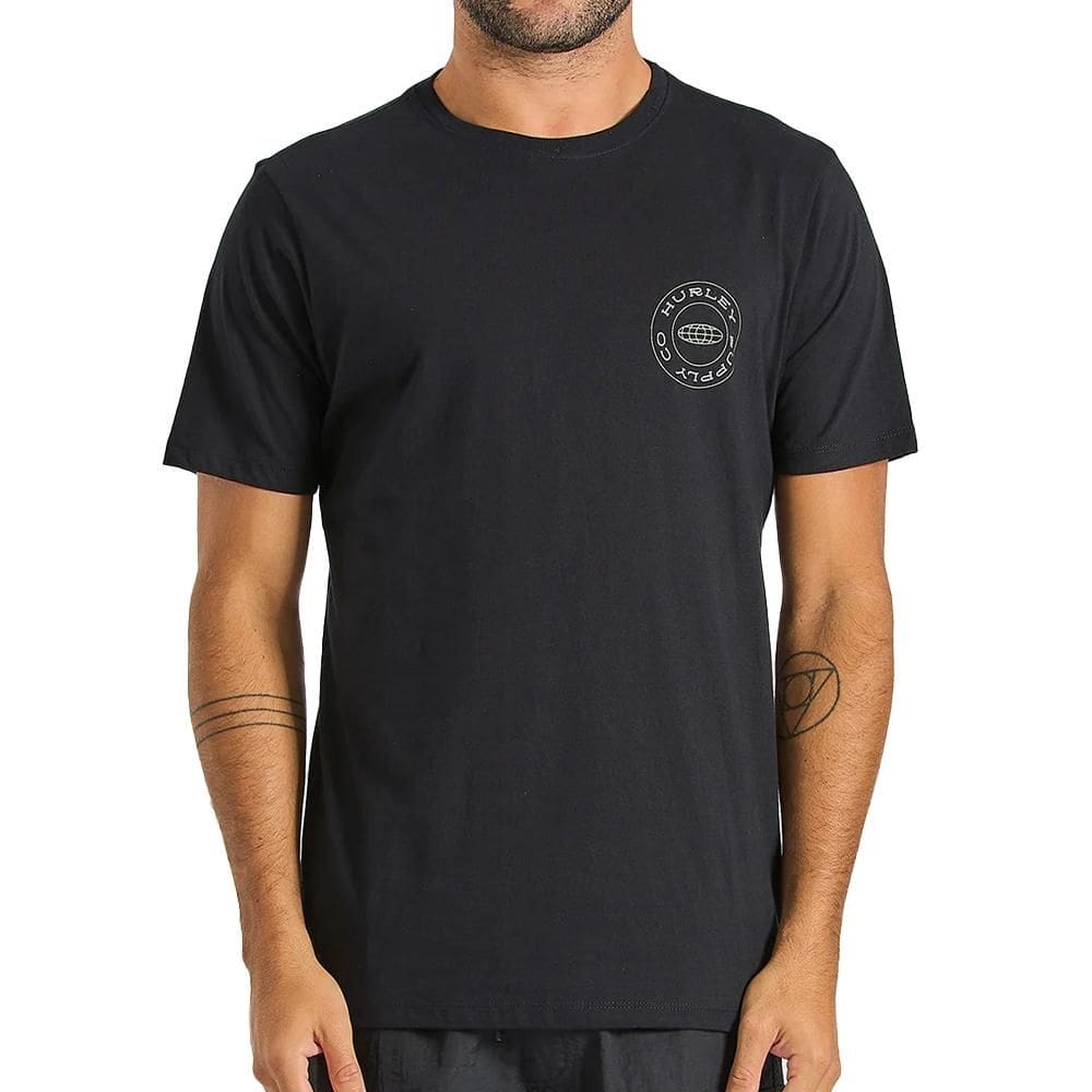 Camiseta Hurley Supply SM25 Masculina Preto