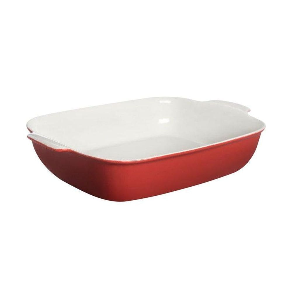 Assadeira Refrataria New Lina 2,8 L 35X24 Cm Mde Home Style:Vermelho