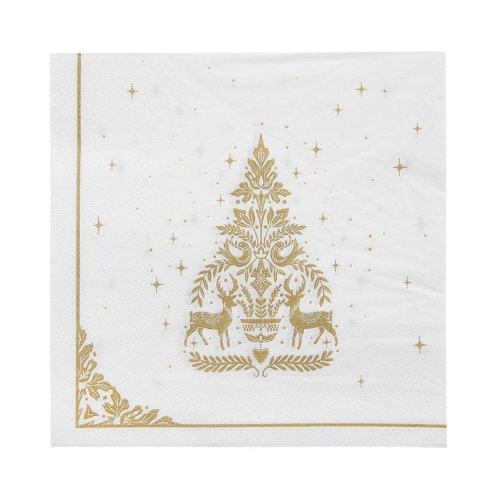 Guardanapo Descartavel Natal Arvore Magica 16,5 Cm Saz Home Style