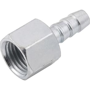 Espigão Fixo Fêmea Para Mangueira 1-4 Rosca 1-4 Npt Aço Zi