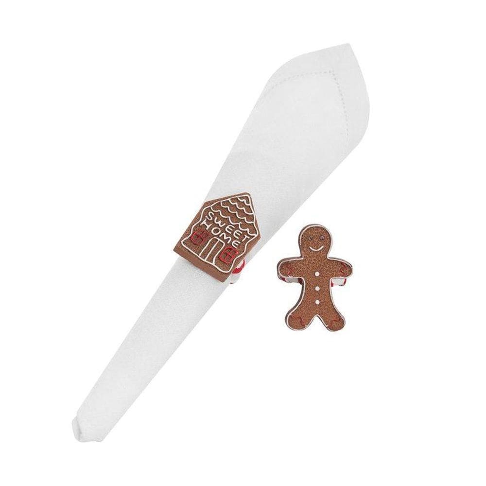 Jg Argola De Guardanapo Natal Cookies Natal 2Pcs 15 Cm Saz Home Style