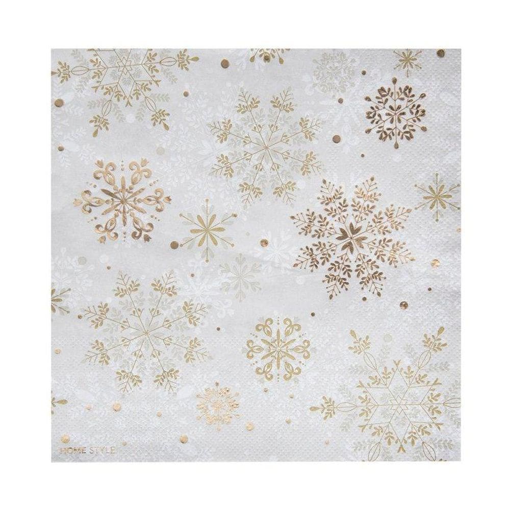 Guardanapo Descartavel Natal Floki 16,5 Cm Saz Home Style