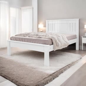 Cama Casal Aconchegante e Moderna Sophia Branca