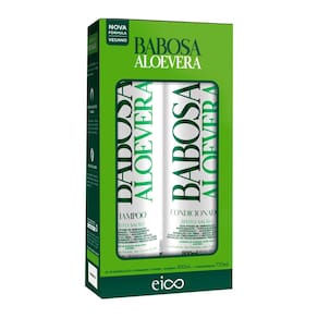 Kit Shampoo + Condicionador Eico Babosa Aloe Vera 800ml + 750ml