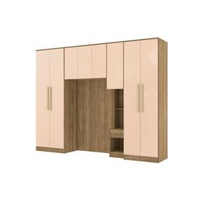 Quarto Modular Kappesberg Adapt Nogueira/macadâmia 6 Peças