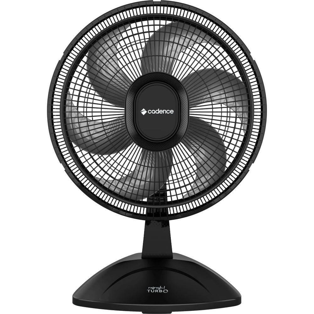 Ventilador de Mesa CadenceVTR410 Refresh Turbo Pro6 Pás 3 Velocidades Preto127V