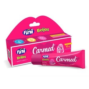 Hidratante Labial Carmed Fini Beijos Efeito Gloss com Cor 10g