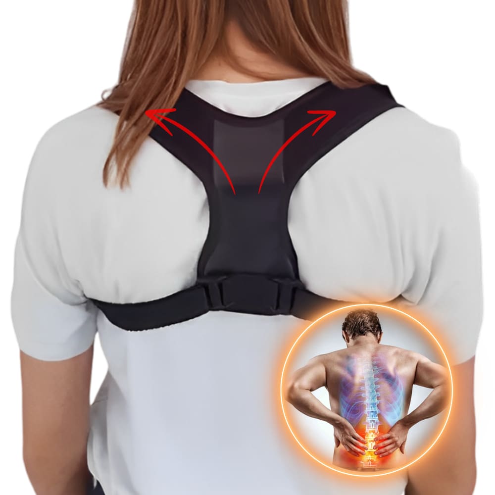 Colete Corretor Postural Feminino Masculino Unissex Compacto