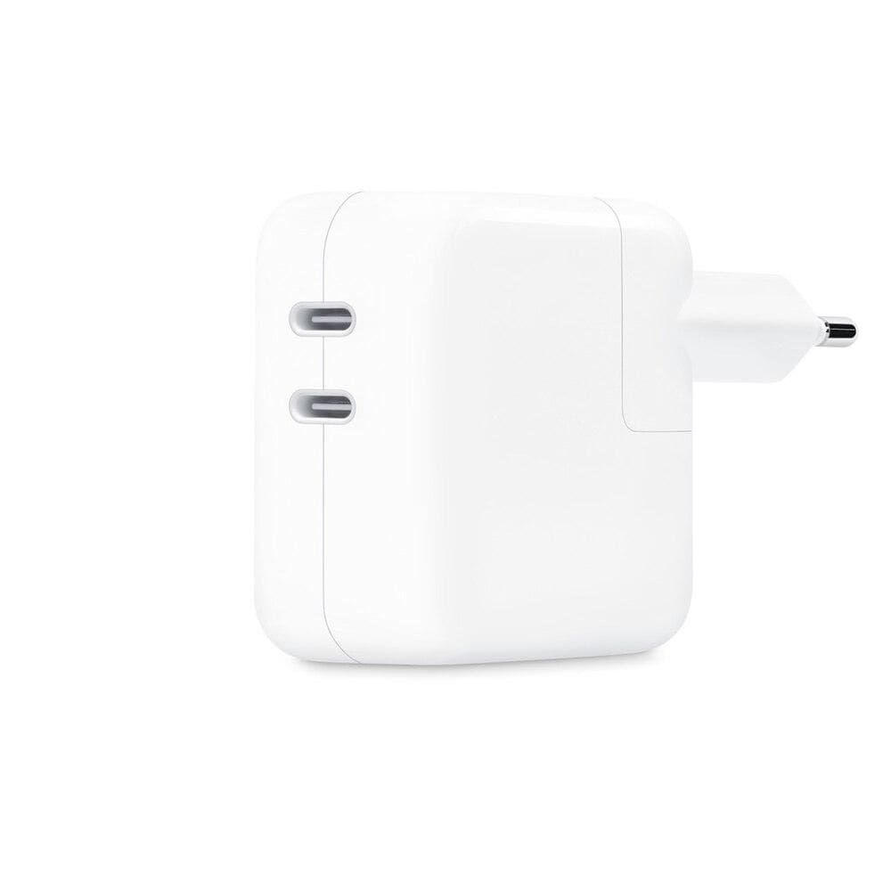 Carregador iPhone, iPad, MacBook, Apple Watch, Apple Vision, AirPods, Apple 35W - USB-C- Duas Portas