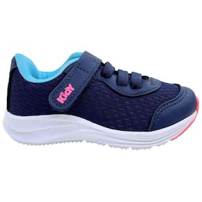 Tênis Infantil Menina Jogging Casual Dia a Dia Escola Passeio Ultra Conforto Kidy 041-1170
