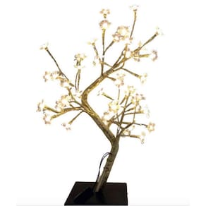Arvore Led 45Cm Cerejeira Rose Gold Magizi 220