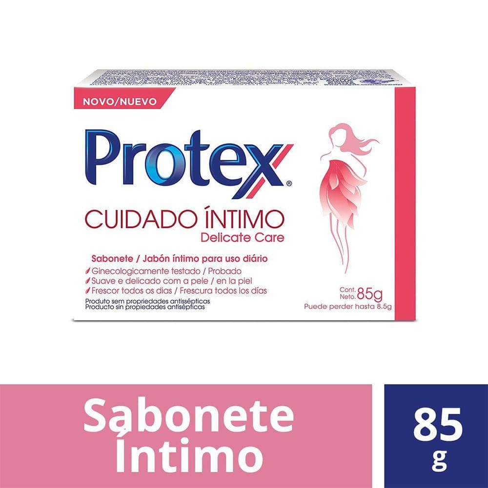 Sabonete em Barra Protex Cuidado íntimo Delicate Care 85g