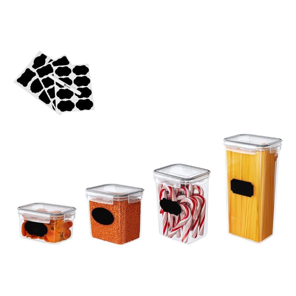 Conjunto De 24 Recipientes Herméticos Croix Com Marcadores