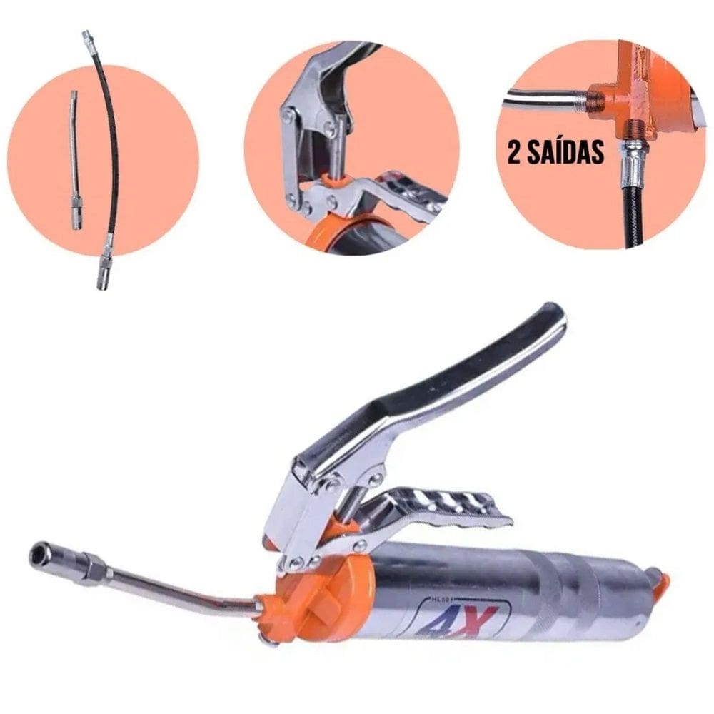 Engraxadeira Manual Com Gatilho Hl 501 Hydronlubz