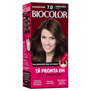 Tinta de Cabelo Biocolor Mini Kit Louro Arraso 7.0