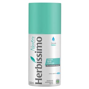 Desodorante Herbíssimo Neutro Roll-on Antitranspirante 48h Sem Perfume 50ml