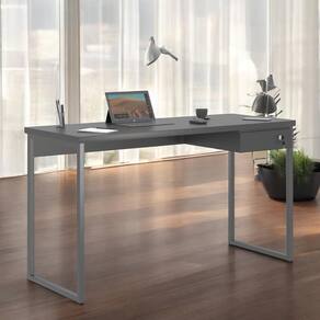 Mesa Home Office Escrivaninha Industriale 1,20 Preta com Gaveteiro
