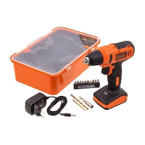 Paraf/furad Bateria 12,0V 3/8 10MM C/13PC BLACK&DECKER
