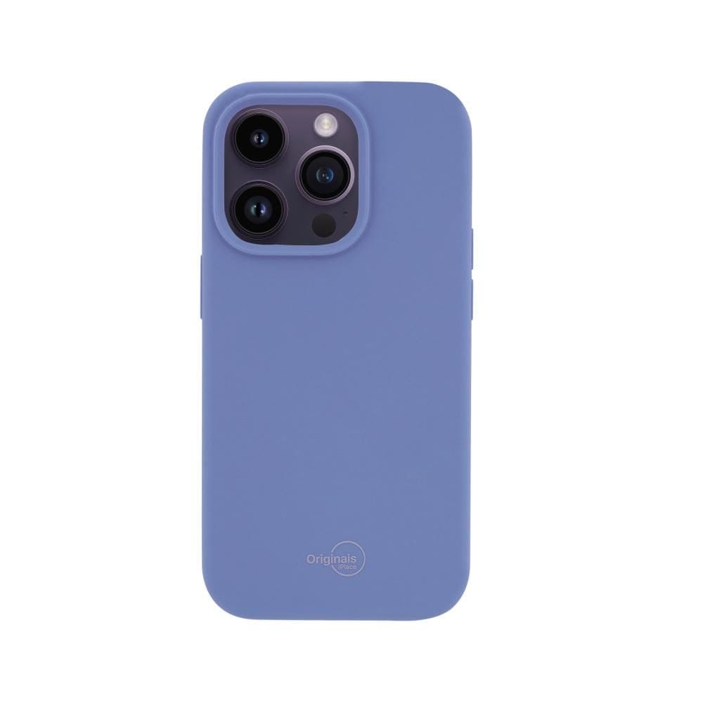 Capa iPhone 14 Pro Max Originais iPlace, Beagá, Silicone Azul Cielo