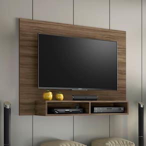 Painel Para Tv Até 49 Polegadas 2 Nichos Verona Notável Nogal