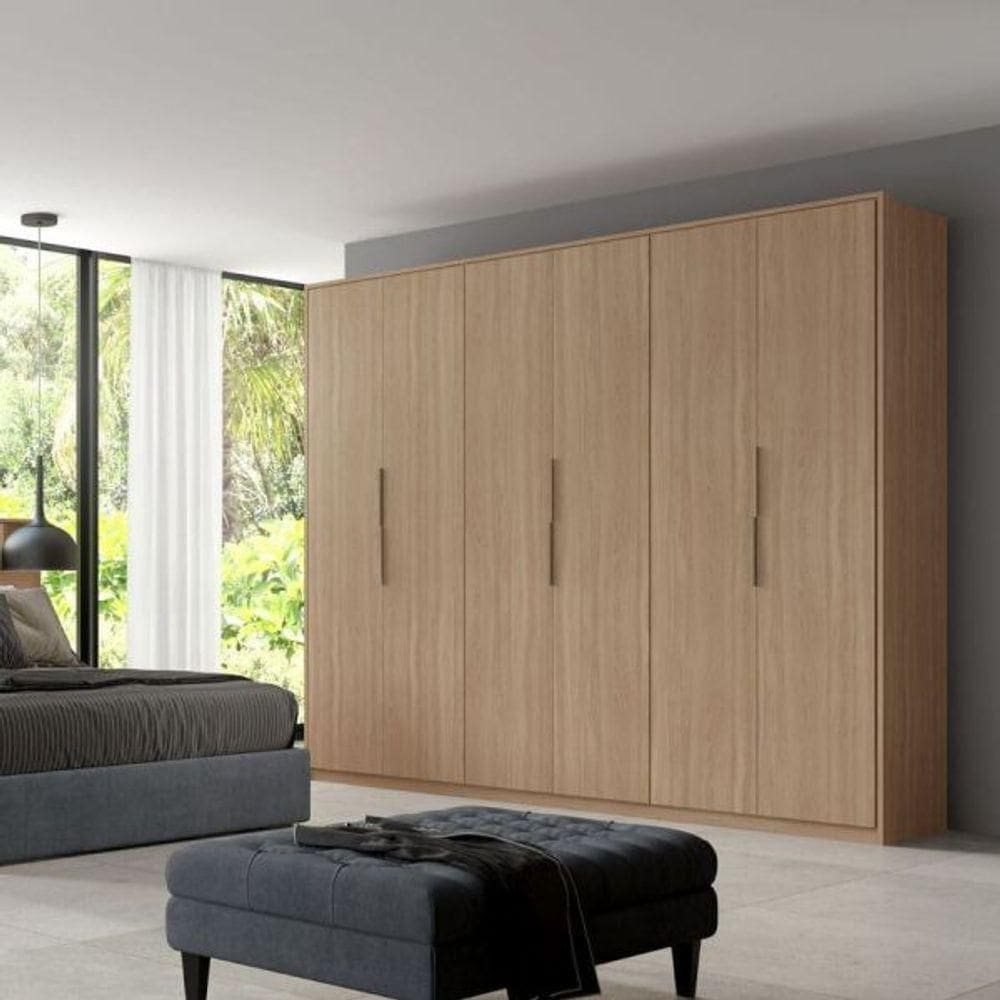 Guarda Roupa Casal Atrice 6 Portas Avena - Demartez