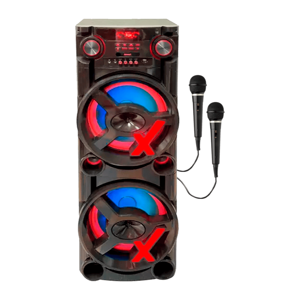 Caixa de Som Amvox ACA 2900 NewX 15"pol Sem FM Usb BT TWS 2900W- 2 Mic