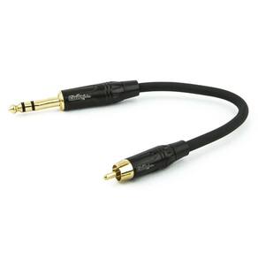 Cabo Adaptador Rca Para P10 Profissional Estereo - 3 Metros