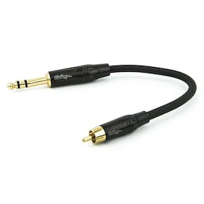 Cabo Adaptador Rca Para P10 Profissional Estereo - 1,5 Metro