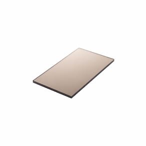 Chapa De Policarbonato Compacto Bronze 3mm 2,00m X 6,00m