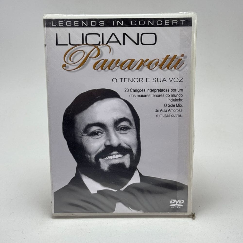 Dvd Luciano Pavarotti - O Tenor E A Sua Voz Legends