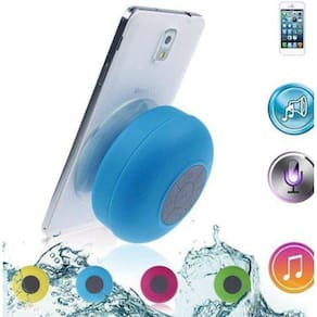 Mini Caixa De Som Bluetooth A Prova Dagua - Azul