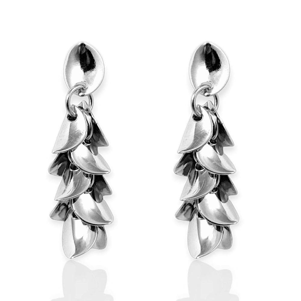 Brinco Prateado Aço Cirúrgico Hipoalérgico Clássico Elegante