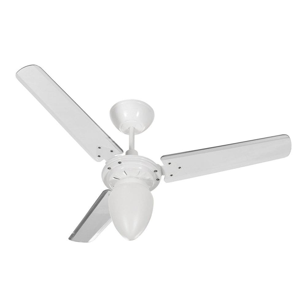 Ventilador Tramontana 3 Pás C.p.m. Br New - 220v Branco/Transparente