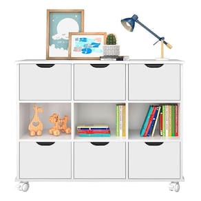 Nicho Organizador 6 Gavetas Branco Brilho - Qmovi