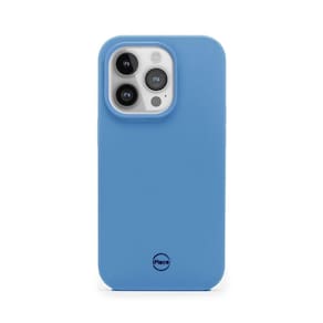 Capa iPhone 14 Pro Originais iPlace, Beagá, Silicone Azul Cielo