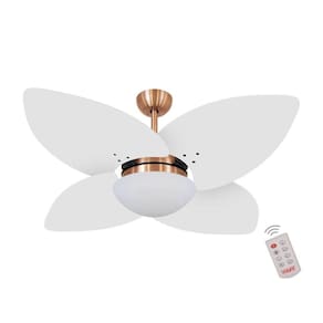 Ventilador De Teto 4 Pás Branco 220v C/ Controle