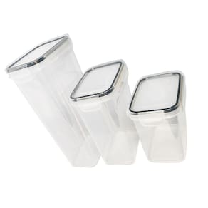 Conjunto De Potes c/ Travas 3 Peças 15cm / 21cm / 30cm