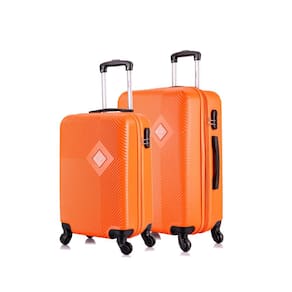 Kit mala de viagem Laranja pequena e média Zug Swiss Move