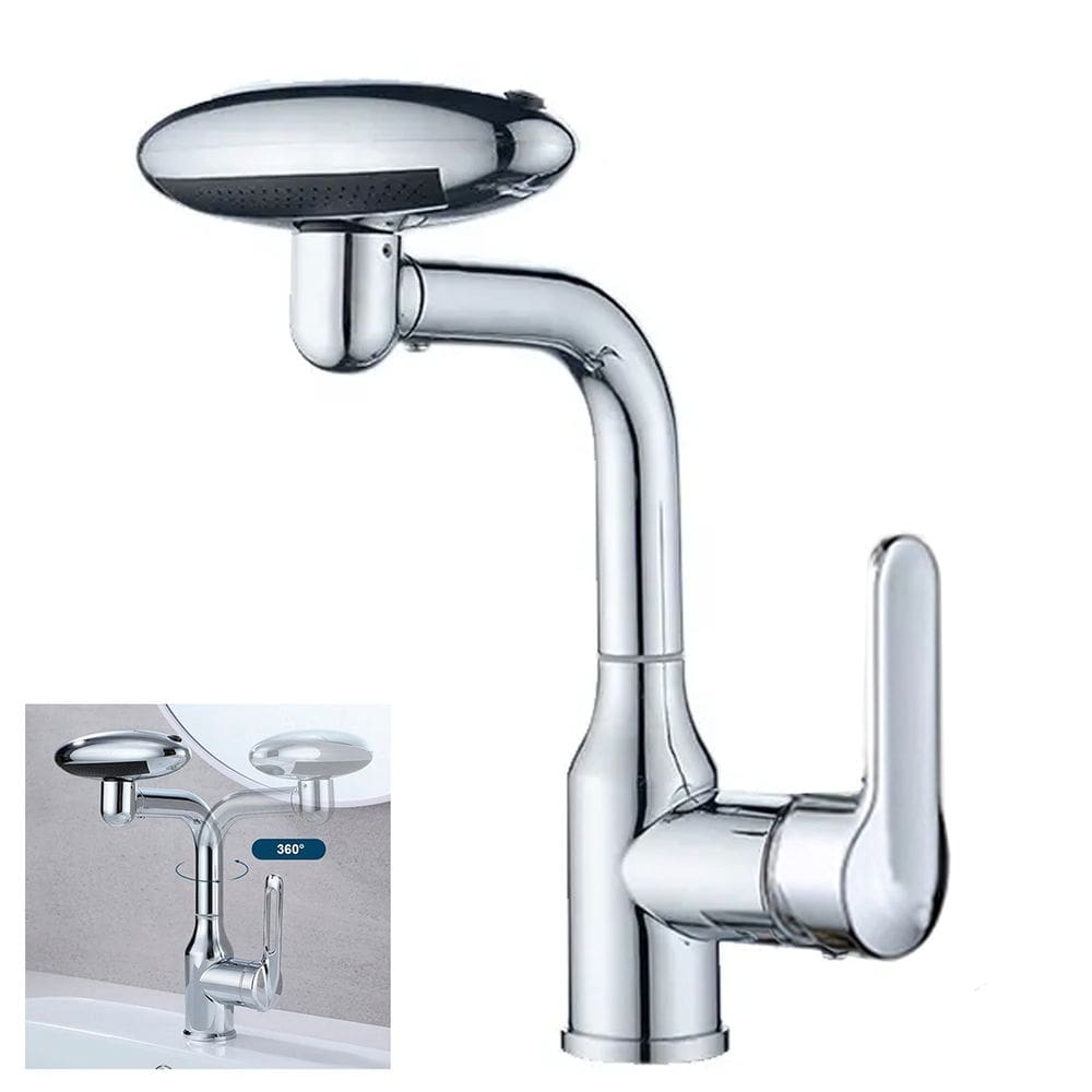 Torneira Monocomando Cozinha Agua Fria Quente Rotaçao 360 Graus Quatro Jatos de  Agua Misturador Banheiro Bancada Mesa Moderno Luxo