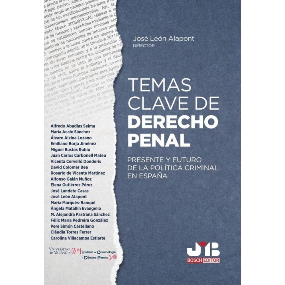 Temas clave de Derecho penal - Espanhol