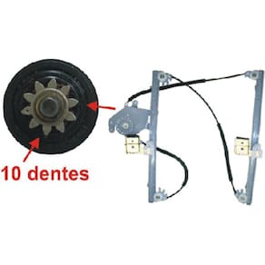 Máq. Do Vidro Elétrica Da Pta. Diant. - Dir. S/motor Fix. Bosch 10 Dentes - Santana E Quantum Após 97 [F103]